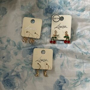 Lovisa Gold earrings bundle 3pc